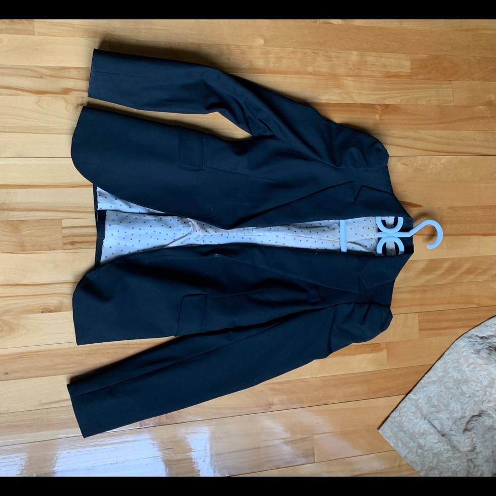 Zara Woman blazer puff sleeve black size small